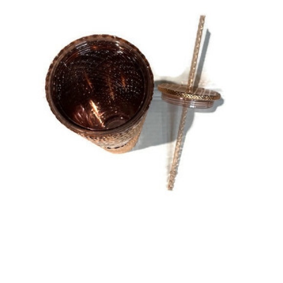 NWT Starbucks Rose Gold Jewelled Tumbler, 24 oz, venti - Picture 7 of 7